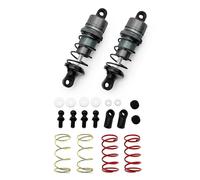 (As show, One size) 1/10 1 Pair of Metal Hydraulic Shock Absorbers, RC Remote Control Car, Flat Running Drift Car (67mm