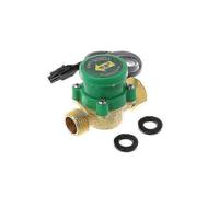 (As show, One size) 1.5A Flow Switch for HT-120 G1/2 Hot and Cold Water Pump Circulation Booster with Temperature Control