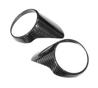 (As show, One size) 1 Pair Carbon Fiber Rear Air Conditioning Vent Cover Trim Fit Compatible Alfa Romeo Giulia 17-19