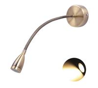 (As show, One size) 1 Pcs Flexible Wall Reading Lights Bedside Lamp with Switch, LED Bedside Lamp Spotlight Bedroom Light Hotel Room Reading Lamp Pipe Spotlight, 3W, 3000