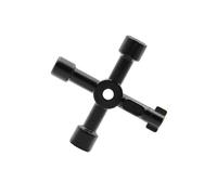 (As show, One size) 1 Pcs Multi-Function Utility Wrench Kit 4 Way Plumber Wrench Utility Wrench