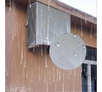 (As show, One size) 1 piece (2-wide 2P: length 96*width 40*height 70) Outdoor Air Conditioner Cover Waterproof Cover Air Conditioner Dustproof Cover for Home
