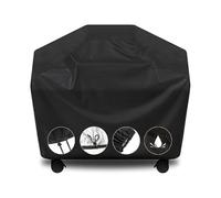 (As show, One size) 1 piece (black, about 170*61*117cm) XL Size Barbecue Grill Cover & Triangular BBQ Grill Cleaning Brush