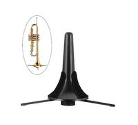 (As show, One size) 1 piece (black, about 175*105mm) Folding Tripod Stand Frame, Wind Music Accessories, Wind Music Stand, Musical Instrument Stand, Trumpet Stand