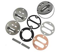 (As show, One size) 1 Set Cylinder Valve Plate Cylinder Head Gasket For Oil Free/Oil Machine Air Compressor Air Cylinder Head Air Pump Fitting