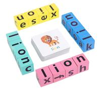 (As show, One size) 1 set of Matching Letter Games Kids Toys Words Learning Games Spelling Words