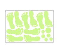 (As show, One size) 1 Sheet Halloween Window Decor Terror Bloody Luminous Design Window Sticker