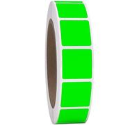 (As show, One size) 1" Square Color Coding Circle Dot Labels On A Roll, 2000 Stickers Per Roll, 1 Inch X 1 Inch