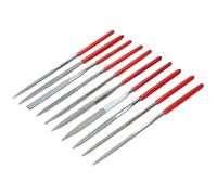 (As show, One size) 10 Pcs Assorted Mini Diamond Needle Files in 2x100mm Shank, Multi-Purpose Diamond File Set Metal File for Jewelers Glass Wood Carving Model Making Jew