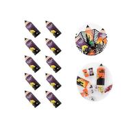 (As show, One size) 10 Pcs Cartoon Pencil Gift Box Candy Gift Box Halloween Funny Pencil Gift Box Gift (Purple)