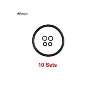 (As show, One size) 10 Sets O-Ring Gasket Set For Cornelius Home Brew Keg Sealer Keg lid Replacement O Ring,Black Rubber O rings For Post