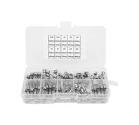 (As show, One size) 100Pcs Glass Fuse Assorted Kit Industrial Supplies 5 x 20mm 0.2/0.5/1/2/3/5/8/10/15/20AMP