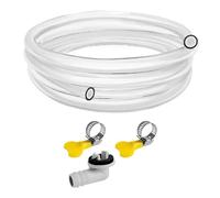 (As show, One size) 10ft Air Conditioner Drain Hose 3/5 Inch Portable AC Drain Hose Connector Universal Air Conditioner Drain Pipe Tool Kit