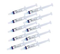 (As show, One size) 10Packs Dental Etchant Acid Etching Gel 37% Phosphoric 5ML/Syringe Orthodontic Light Cure Adhesive Bonding Paste Primer