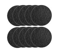 (As show, One size) 10Pcs Charcoal Filter for Compost Bucket 6.7 Inch Kitchen Activated Carbon Compost Bin Filter Repla