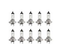 (As show, One size) 10pcs LED Halogen Bulbs 12V H7 55W Long Life White White Light Bulbs / Cross Lights for Car