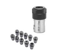 (As show, One size) 10PCS Spring Collet ER16 Collet Chuck Motor Shaft Extension Rod Spindle Collet Lathe Tools Holder I