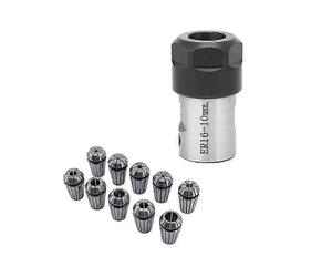 (As show, One size) 10PCS Spring Collet ER16 Collet Chuck Motor Shaft Extension Rod Spindle Collet Lathe Tools Holder I