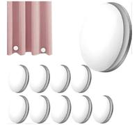 (As show, One size) 10pcs Strong Magnetic Shower Curtain Weights, Round Magnetic Curtain Weights, Prevent Curtain Liner From Blowing Around