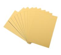 (As show, One size) 10pcs Sublimation Aluminum Alloy Metal Blanks Metal Sublimation Blank Sheets