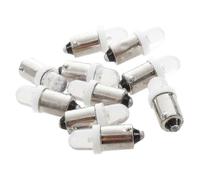 (As show, One size) 10x Ba9s T4w 1895 53 Bayonet Led Interior Light Lamp Bulb