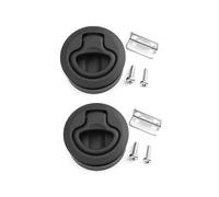 (As show, One size) 10X Slam Latch Hatch Round Pull Latch 1/2 Inch Door Replace M1-63 RV Marine