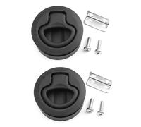 (As show, One size) 10X Slam Latch Hatch Round Pull Latch 1/2 Inch Door Replace M1-63 RV Marine