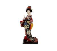 (As show, One size) 12 Inch Japanese Doll Traditional Japanese Doll Sculpture with Traditional Vintage