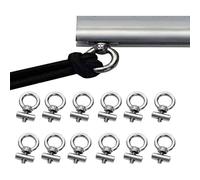 (As show, One size) 12 Pack Awning Rail Stops 12mm x 6mm Caravan Motorhome Equipment