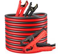 (As show, One size) 12 V/24 V Jump Lead, Copper Car Battery Cable (4M 1000A) - Diesel Jump Lead with Carrying Bag - for Car and Truck