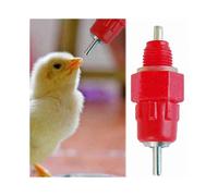 (As show, One size) 12PCS Automatic Chicken Drinker Steel Ball Chicken Drinker Water Cup Chicken Drinking Ball Valve