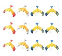 (As show, One size) 12pcs Balance Bird Gravity Bird Eagle Toys Children Physical Science Toy Gift