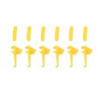 (As show, One size) 12x Tyre Changer Part Nylon Mount Demount Head Duck head Insert Rim Protector