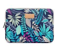 (As show, One size) 15.6 Inch Laptop Case Suitable For Acer/asus/dell/ipad Pro/lenovo/macbook Pro/macbook Air/women Laptop Sleeve With Colorful Leaf Print Pattern (blue)