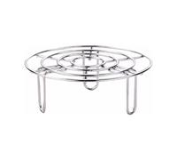 (As show, One size) 16/20/24 cm Round Stainless Steel Stand, Sturdy Steamer Basket for Instant Pot/Pressure Cooker Accessories