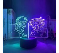 (As show, One size) 16 Color LED Anime Attack-on-Titan Titan Illusion Lamp for Teen Girls Boys Room Decor