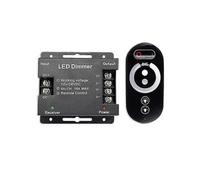 (As show, One size) 18A LED Monochrome Controller Dimmer 12V 24V with RF Wireless Touch Remote Control compatible with Single Color Light Bar