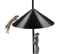 (As show, One size) 19inch Squirrel Baffle for Bird Feeder Pole Outdoor Bird Feeder Pole Squirrel
