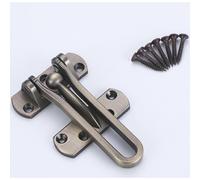 (As show, One size) 1Pack Security Door Steel Window Guard Latch Entrance Door Without Chain Latch Catch for Window Door, Prevents Burglary Entry