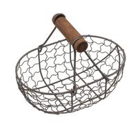 (As show, One size) 1pc Creative Storage Basket Retro Old Storage Holder Large Egg Storage Container