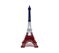 (As show, One size) 1PC Mini Eiffel Tower Ornaments 13CM Wrought Iron Building Statue Miniature Landscape World Eiffel Tower Model Decoration