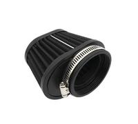 (As show, One size) 1Pcs Universal Round Tapered Car Motorcycle Air Filter 51mm 2inch Intake Filter-Black