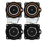 (As show, One size) 2 Air Pump Rebuild Kit Compatible with Hi Blow HP60/ -80 Aerators, Includes 4 Diaphragms, Screws and Safety Pins
