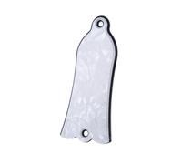 (As show, One size) 2 Holes Bell-shaped Truss Rod Cover Plate Scroll Plate for LP SG Flying V ES Guitar 3 Colors for Opt