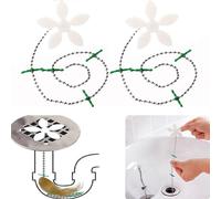 (As show, One size) 2 in a Pack Shower Drain Hair Catcher Never Clean a Clogged Drain Again