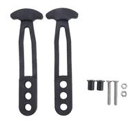 (As show, One size) 2 Pack Boat Telescoping Ladder Rubber Strap Boarding Fixed Lock Belt Adjustable 3-Hole for Pontoon Boat Yacht Roof