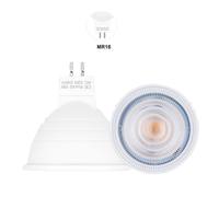 (As show, One size) 2 pack MR16 LED Spotlight 12 lamp beads 7W Light Bulb Super Bright Table Lamp Downlight Cool White