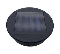 (As show, One size) 2 Pack Solar Lights Replacement Top compatible with Lanterns, Waterproof Round Solar Lanterns Replacement Accessories(3.15 Inch)