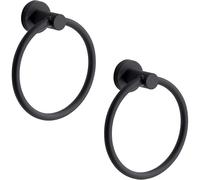 (As show, One size) 2 Pcs Anneau Porte-Serviette Porte Serviette Rond Auto-Adhsif Anneau Porte Serviette Porte-Serviettes Accessoires Salle de Bain,Salle de bain toilette
