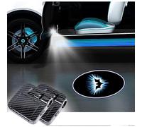(As show, One size) 2 PCS Car Door Lights - Logo Projector Universal Wireless Car Door Led Projector Lights Carbon Fibre Upgraded Welcome Shadow Light for All Brands Car